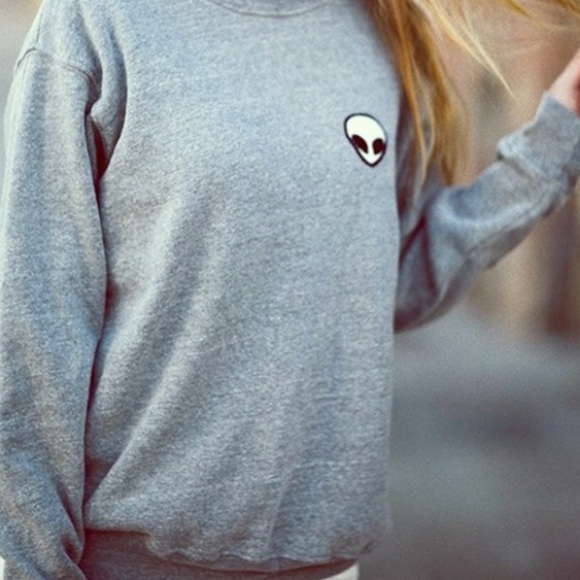 Brandy Melville Sweaters - Brandy Melville Alien Sweater